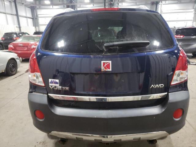 3GSDL43N68S656901 - 2008 SATURN VUE XE BLUE photo 6