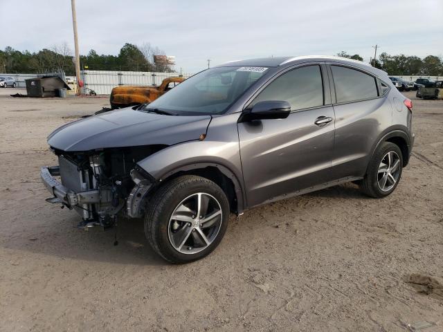 3CZRU5H78MM701540 - 2021 HONDA HR-V EXL GRAY photo 1