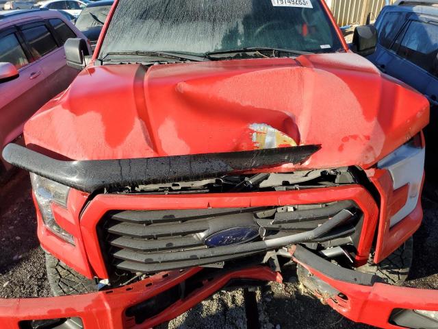 1FTEW1EG8GKF69080 - 2016 FORD F150 SUPERCREW RED photo 11