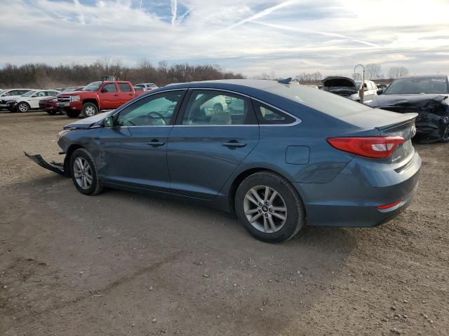 5NPE24AF1GH280616 - 2016 HYUNDAI SONATA SE BLUE photo 2