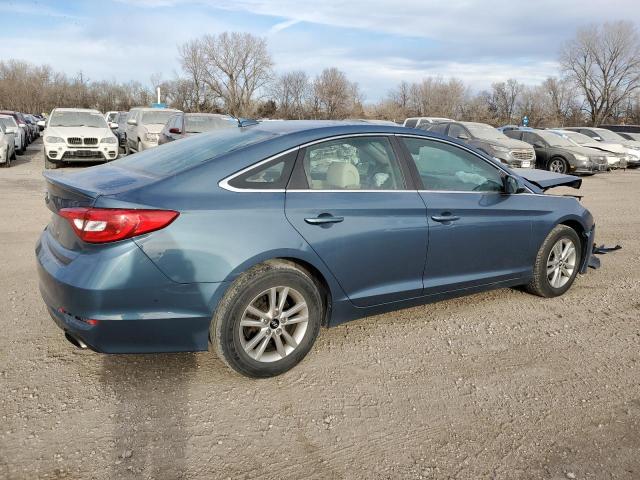 5NPE24AF1GH280616 - 2016 HYUNDAI SONATA SE BLUE photo 3