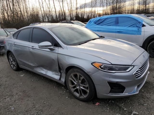 3FA6P0CD0LR154299 - 2020 FORD FUSION SEL SILVER photo 4