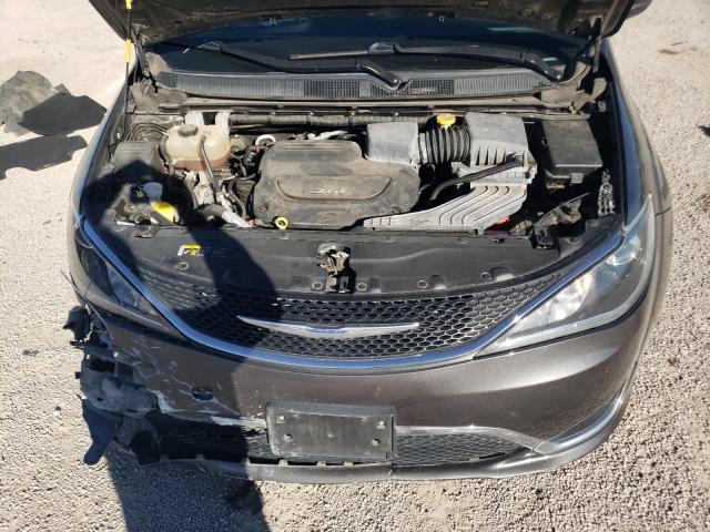 2C4RC1BG7HR642604 - 2017 CHRYSLER PACIFICA TOURING L CHARCOAL photo 12