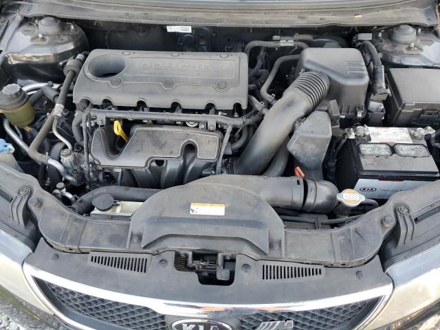 KNAFU4A23A5849515 - 2010 KIA FORTE EX BLACK photo 11