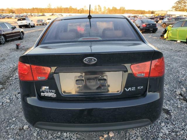 KNAFU4A23A5849515 - 2010 KIA FORTE EX BLACK photo 6