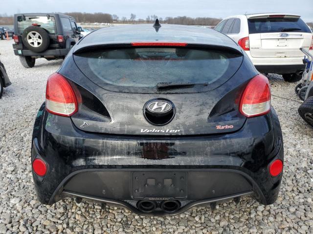 KMHTC6AE5DU151346 - 2013 HYUNDAI VELOSTER TURBO BLACK photo 6