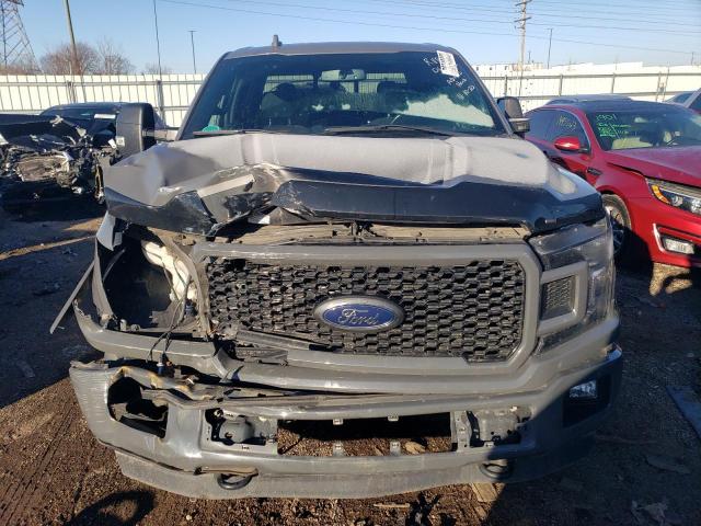 1FTFW1E58JFD60182 - 2018 FORD F150 SUPERCREW GRAY photo 5