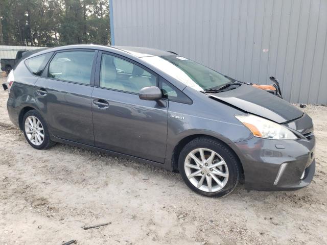 JTDZN3EUXE3317702 - 2014 TOYOTA PRIUS V GRAY photo 4