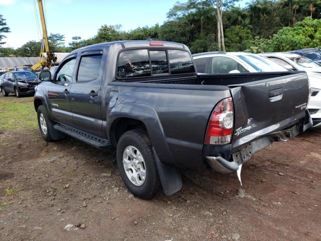 5TFJX4GN1FX049331 - 2015 TOYOTA TACOMA DOUBLE CAB PRERUNNER GRAY photo 2