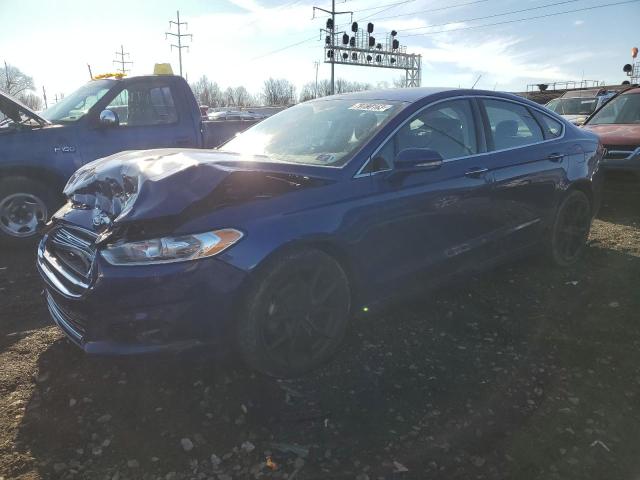 3FA6P0D9XER183421 - 2014 FORD FUSION TITANIUM BLUE photo 1