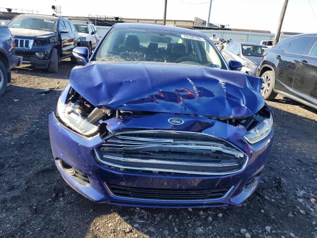 3FA6P0D9XER183421 - 2014 FORD FUSION TITANIUM BLUE photo 5