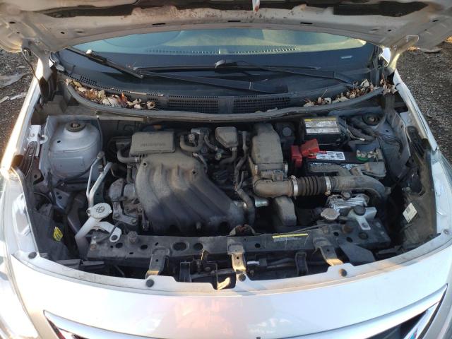 3N1CN7AP7KL862692 - 2019 NISSAN VERSA S SILVER photo 11