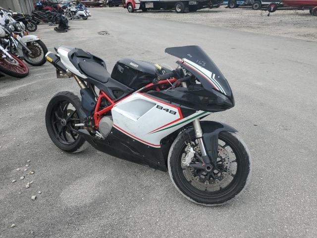 ZDM1XBGV89B010021 - 2009 DUCATI 848 TWO TONE photo 1