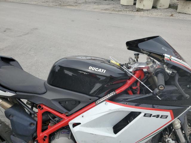 ZDM1XBGV89B010021 - 2009 DUCATI 848 TWO TONE photo 5