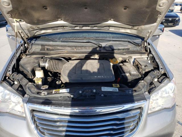 2C4RC1CG0GR222020 - 2016 CHRYSLER TOWN & COU TOURING L GRAY photo 12