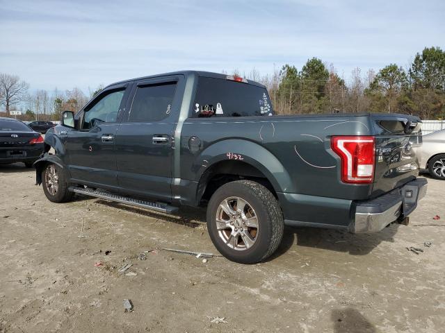 1FTEW1CFXFFC71812 - 2015 FORD F150 SUPERCREW GRAY photo 2