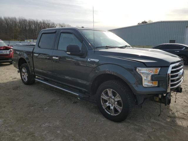 1FTEW1CFXFFC71812 - 2015 FORD F150 SUPERCREW GRAY photo 4