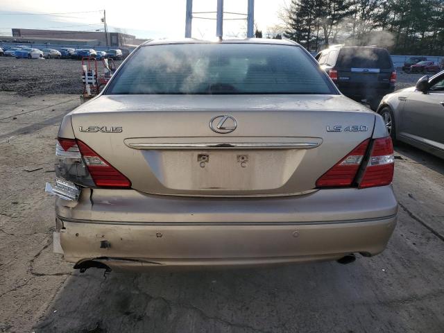 JTHBN36F055001634 - 2005 LEXUS LS 430 BEIGE photo 6