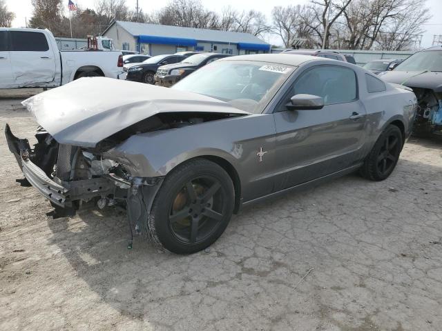 1ZVBP8AM6D5216316 - 2013 FORD MUSTANG GRAY photo 1