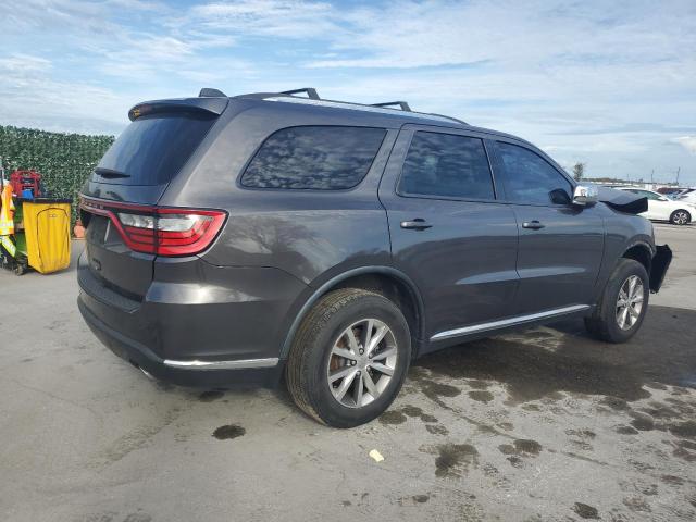 1C4RDJDG4FC740523 - 2015 DODGE DURANGO LIMITED GRAY photo 3