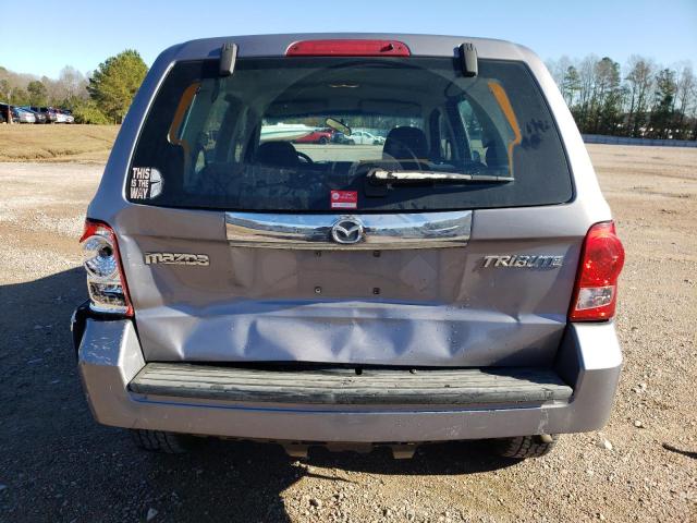 4F2CZ02Z28KM22396 - 2008 MAZDA TRIBUTE I SILVER photo 6