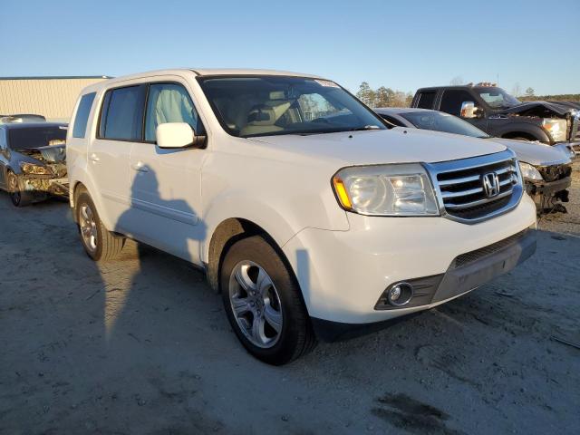 5FNYF3H57DB013628 - 2013 HONDA PILOT EXL WHITE photo 4