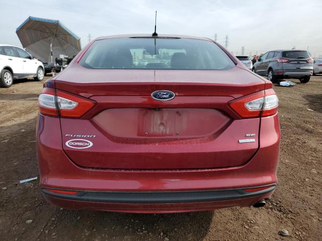 3FA6P0HD0GR245264 - 2016 FORD FUSION SE BURGUNDY photo 6