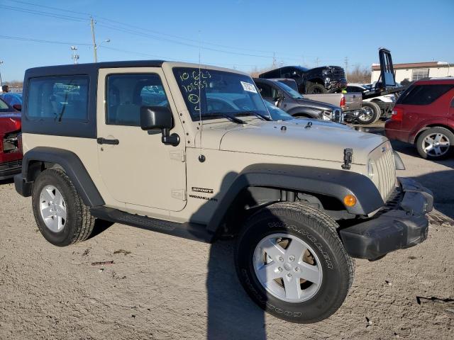 1C4AJWAG9HL690096 - 2017 JEEP WRANGLER SPORT TAN photo 4