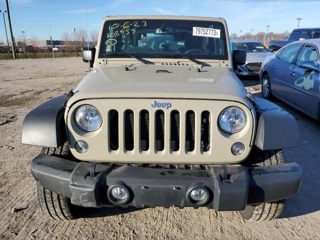 1C4AJWAG9HL690096 - 2017 JEEP WRANGLER SPORT TAN photo 5