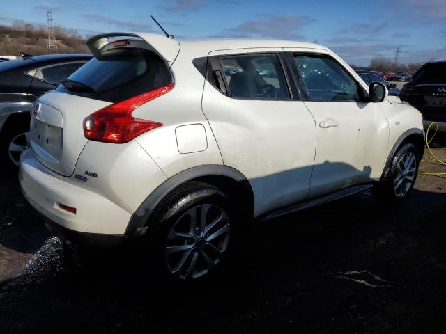 JN8AF5MV1DT224120 - 2013 NISSAN JUKE S WHITE photo 3