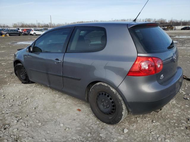 WVWBB71K79W028058 - 2009 VOLKSWAGEN RABBIT CHARCOAL photo 2