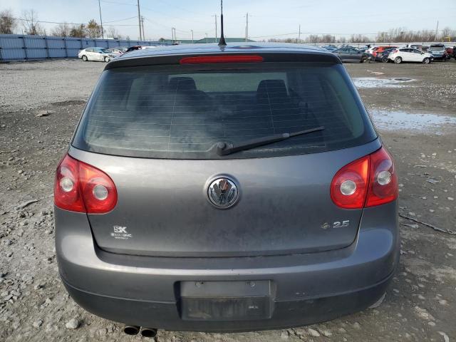 WVWBB71K79W028058 - 2009 VOLKSWAGEN RABBIT CHARCOAL photo 6