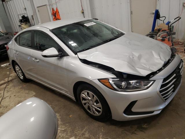 5NPD74LF5HH127538 - 2017 HYUNDAI ELANTRA SE SILVER photo 4