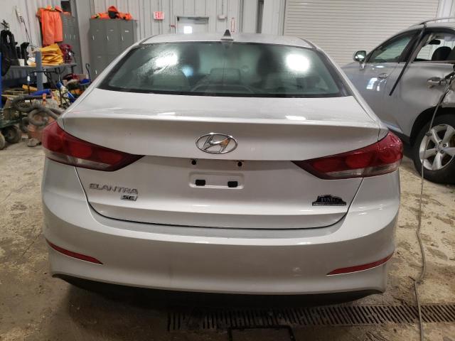 5NPD74LF5HH127538 - 2017 HYUNDAI ELANTRA SE SILVER photo 6