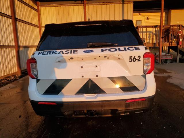 1FM5K8AB1PGA32385 - 2023 FORD EXPLORER POLICE INTERCEPTOR Weiß Foto 6