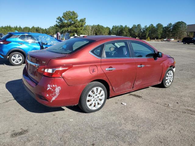 3N1AB7AP9GY233591 - 2016 NISSAN SENTRA S MAROON photo 3