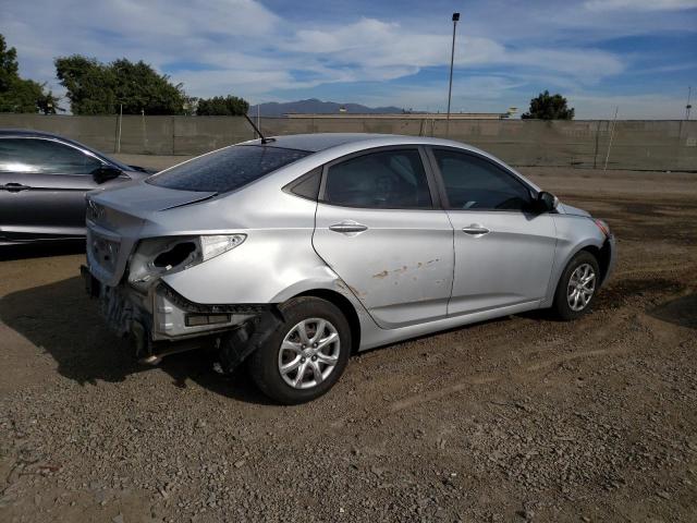 KMHCT4AE3DU369421 - 2013 HYUNDAI ACCENT GLS SILVER photo 3