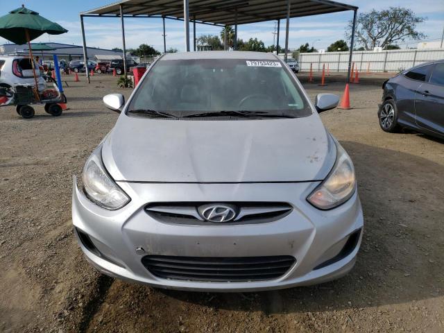 KMHCT4AE3DU369421 - 2013 HYUNDAI ACCENT GLS SILVER photo 5