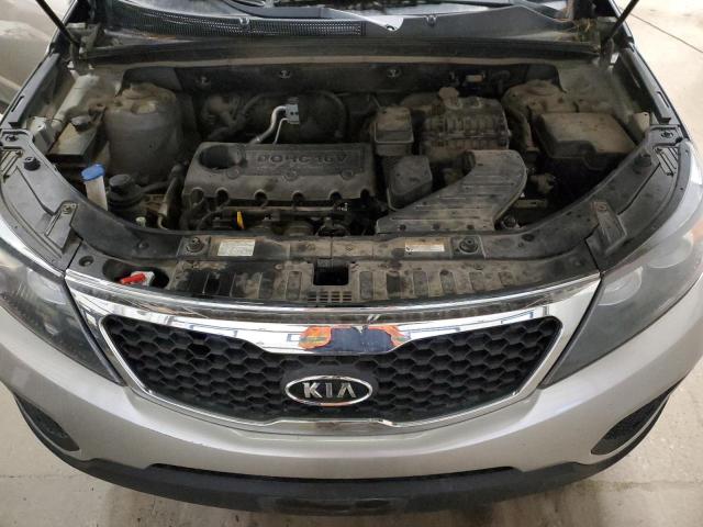 5XYKT4A1XDG322661 - 2013 KIA SORENTO LX SILVER photo 11