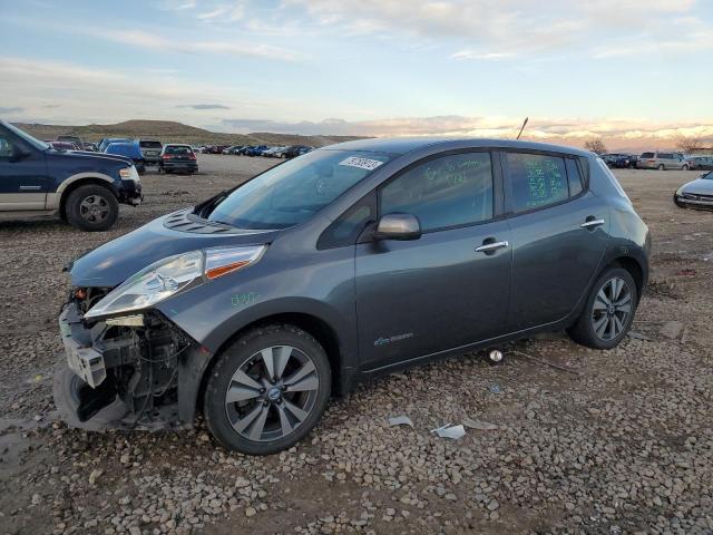 1N4AZ0CP1EC333953 - 2014 NISSAN LEAF S GRAY photo 1