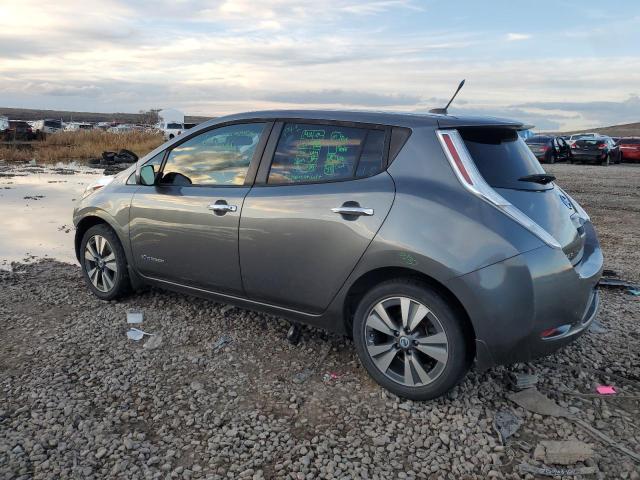 1N4AZ0CP1EC333953 - 2014 NISSAN LEAF S GRAY photo 2