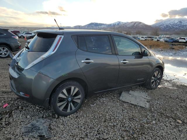 1N4AZ0CP1EC333953 - 2014 NISSAN LEAF S GRAY photo 3