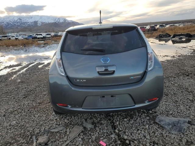 1N4AZ0CP1EC333953 - 2014 NISSAN LEAF S GRAY photo 6