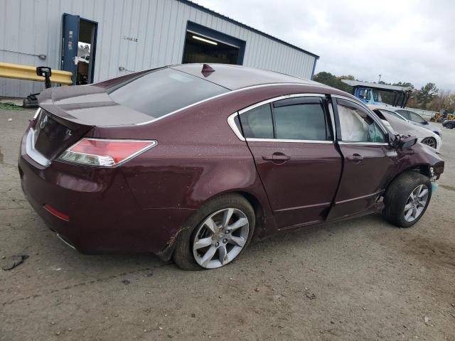 19UUA8F54CA022793 - 2012 ACURA TL MAROON photo 3