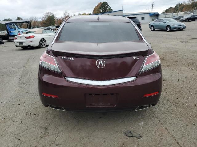 19UUA8F54CA022793 - 2012 ACURA TL MAROON photo 6