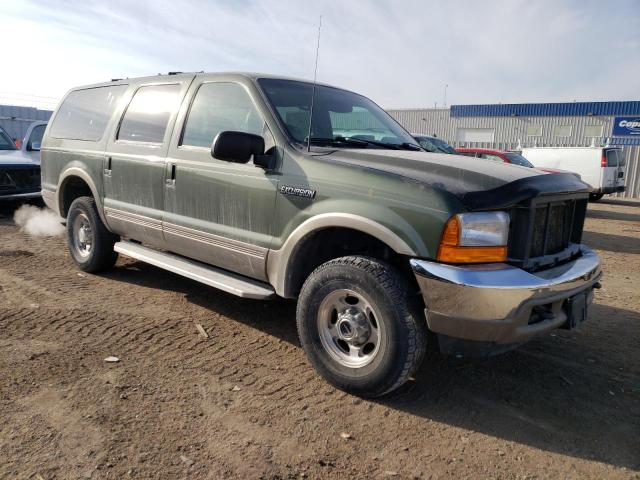 1FMNU43S4YEE38593 - 2000 FORD EXCURSION LIMITED GREEN photo 4