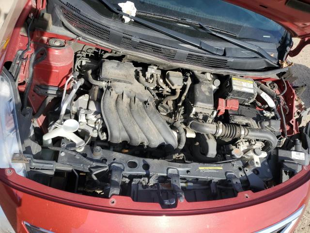 3N1CN7AP0HL831678 - 2017 NISSAN VERSA S RED photo 11