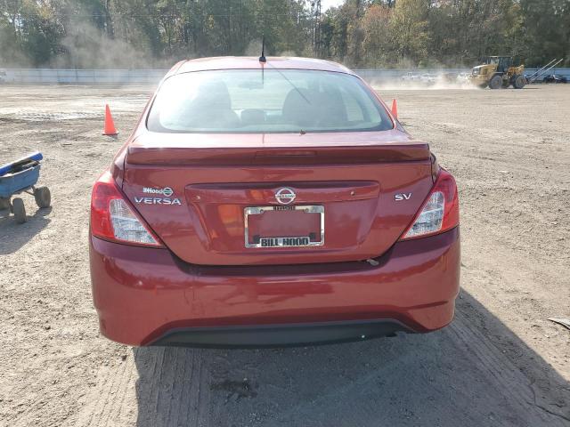 3N1CN7AP0HL831678 - 2017 NISSAN VERSA S RED photo 6