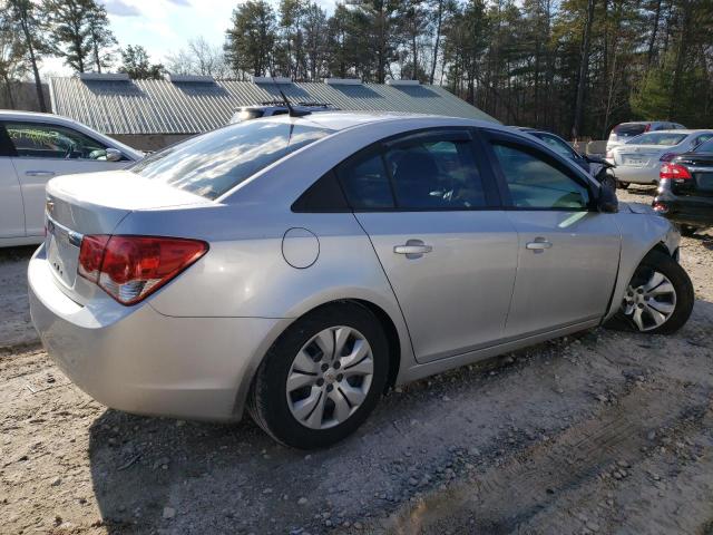 1G1PA5SG4E7255101 - 2014 CHEVROLET CRUZE LS SILVER photo 3