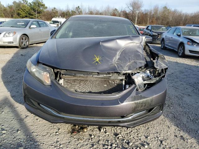 2HGFB2F58EH541580 - 2014 HONDA CIVIC LX GRAY photo 5